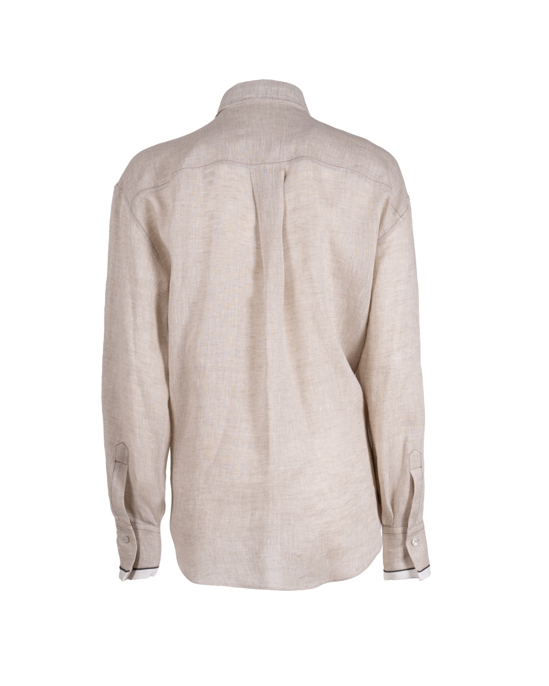 shop BRUNELLO CUCINELLI  Camicia: Brunello Cucinelli camicia in lino con Shiny Cuffs.
Chiusura con cannoncino e bottoni di madreperla.
Colletto classico.
Due taschini su petto.
Polsini con un bottone in madreperla.
Decorazione in monile Nickel-free.
Composizione: 100% LINO.
Made in Italy.. MM633RD646-C200 number 5803611